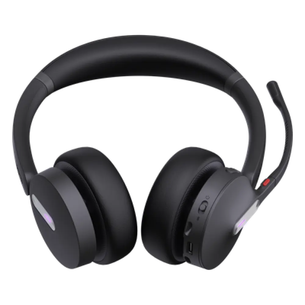 Auricular Inalámbrico Empresarial / DECT y Bluetooth 5.2 Simultáneos / 32 Horas de Conversación / Cancelación Activa de Ruido / Triple Conexión / Acoustic Shield 2.0