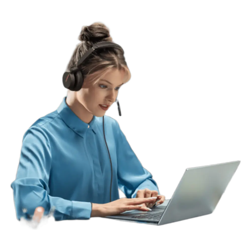 Auriculares Profesionales USB / Cancelación de Ruido IA con 3 Micrófonos / Altavoz 35 mm con EQ Dinámico / USB-C/A Plug-and-Play / Indicador de Ocupado / Compatible Microsoft Teams