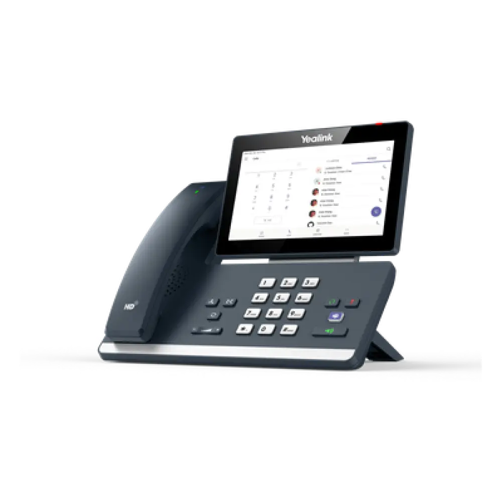 Teléfono IP Empresarial / Pantalla Táctil 7 Pulgadas / Bluetooth 5.2 / Wi-Fi Dual Band / PoE / Microsoft Teams Nativo