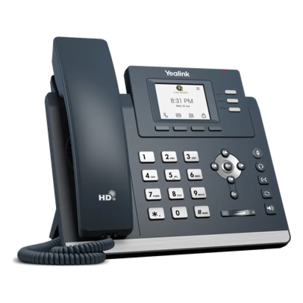 Teléfono IP / Android 13 / Microsoft Teams / Audio HD / Pantalla 2.4" / Dual Gigabit PoE