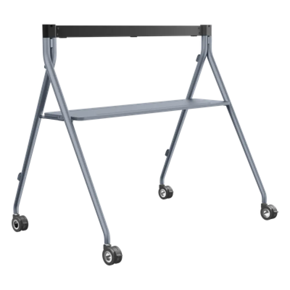 Soporte de Piso con Ruedas / Pantallas 65"-86" / 8 Configuraciones Modulares / VESA / 12.7-23.8 kg