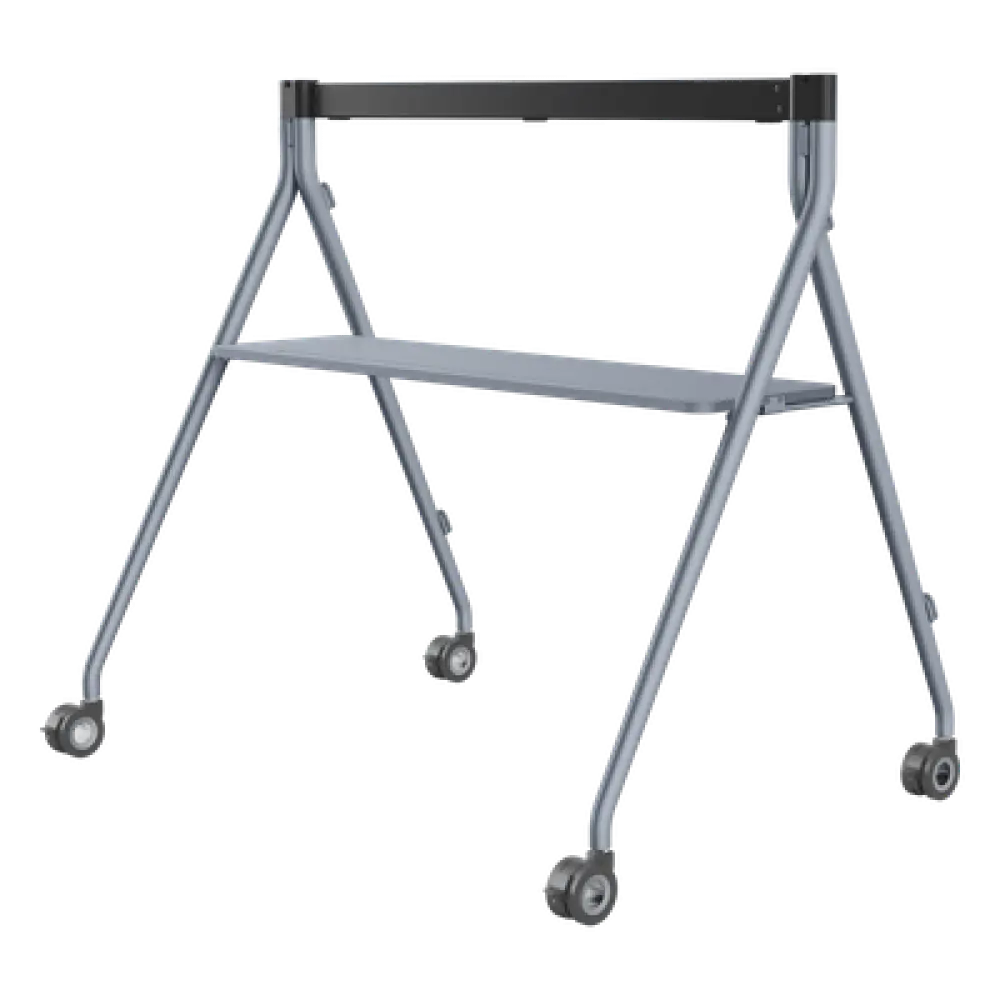 Soporte de Piso con Ruedas / Pantallas 65"-86" / 8 Configuraciones Modulares / VESA / 12.7-23.8 kg