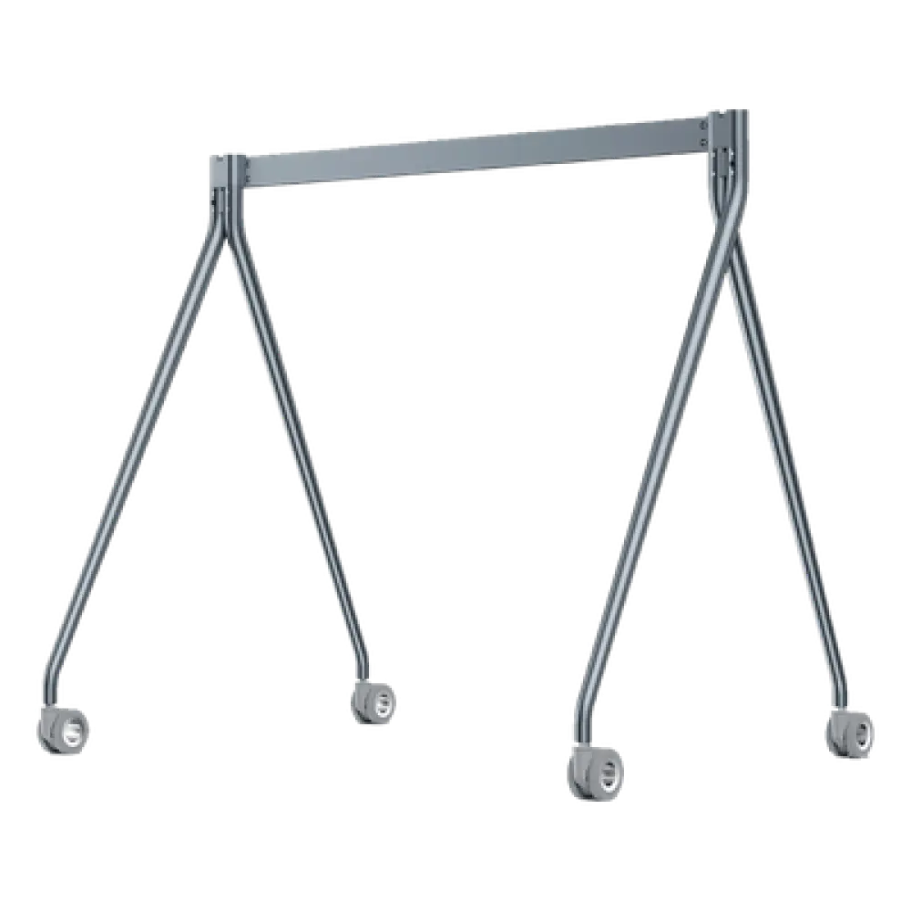 Soporte de Piso con Ruedas / 27.2 kg Capacidad / Estructura Metálica / Compatible MeetingBoard Pro