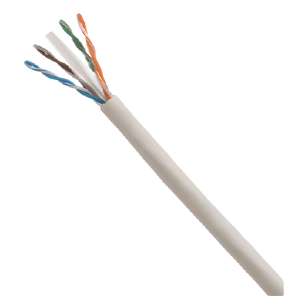 Bobina de Cable UTP / Categoría 6 / 24 AWG / 4 Pares / 305 m (1000 pies) / CMP Plenum / 250 MHz