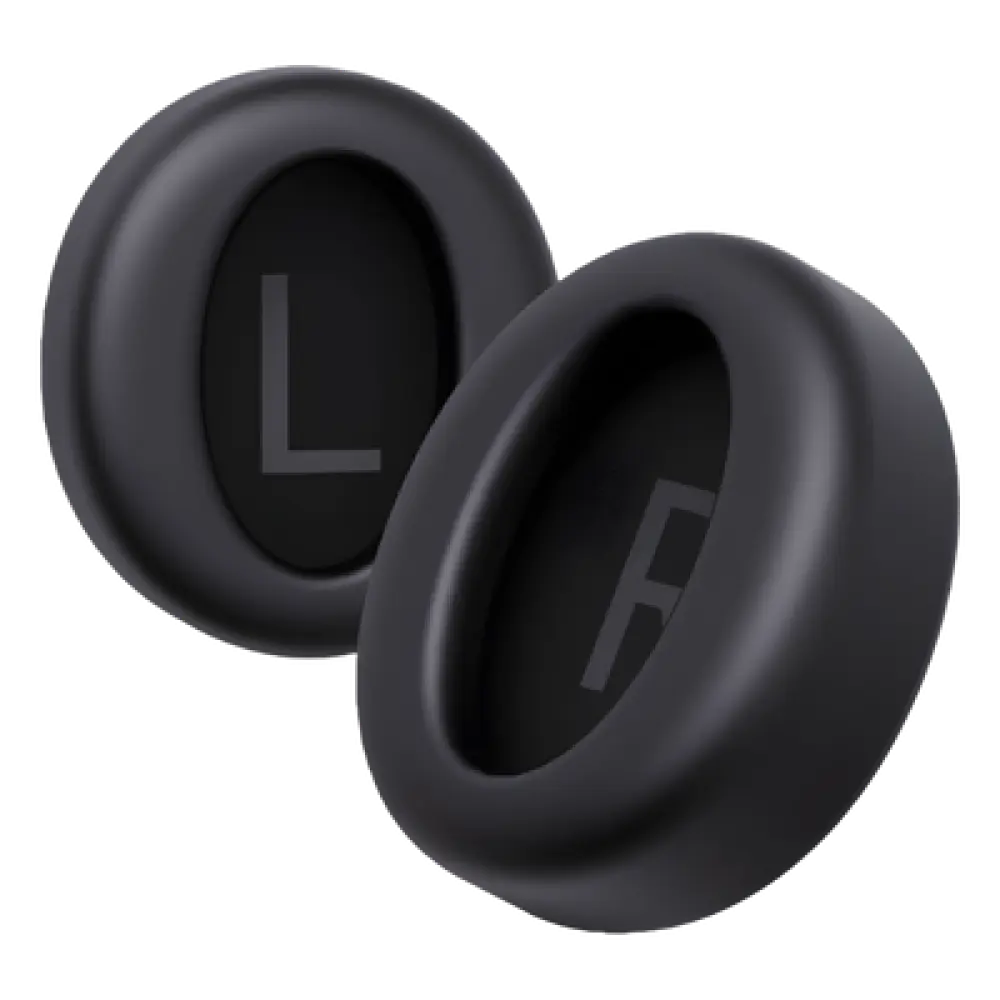 Almohadillas de Repuesto / Compatibles BH76 Plus / 1 Par / Negro / Acolchado Suave / Sellado Acústico Optimizado