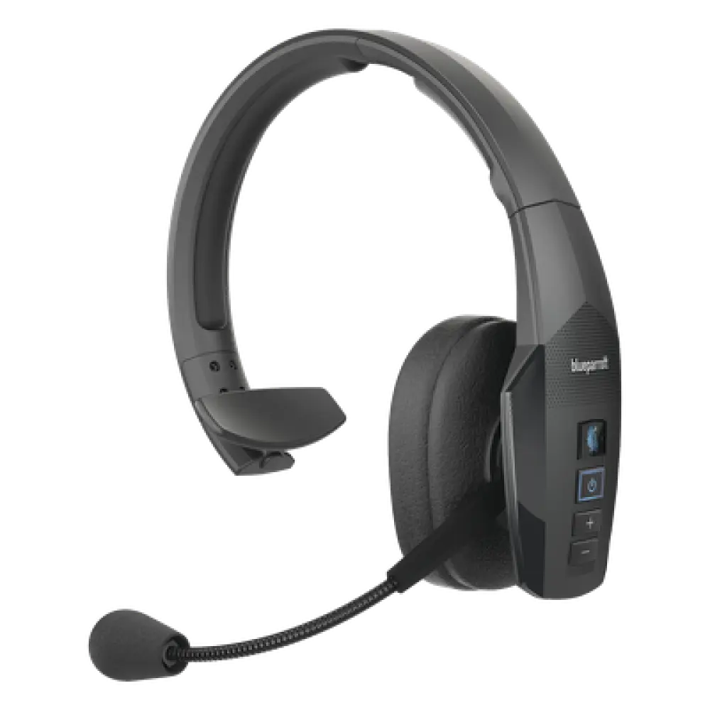 BlueParrott B450-XT MS , cancelación de ruido del 96%, Bluetooth, IP64, control de voz, para ambientes ruidosos (204305).