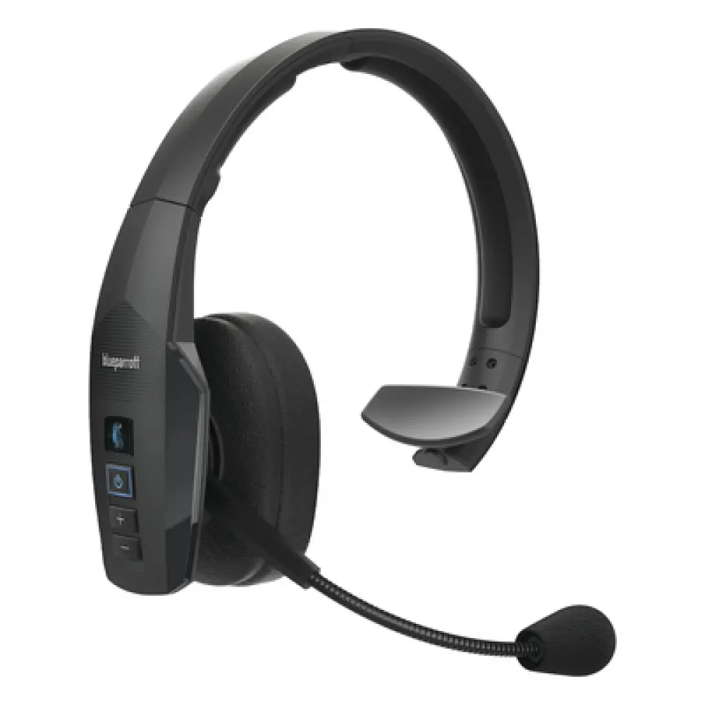 BlueParrott B450-XT MS , cancelación de ruido del 96%, Bluetooth, IP64, control de voz, para ambientes ruidosos (204305).