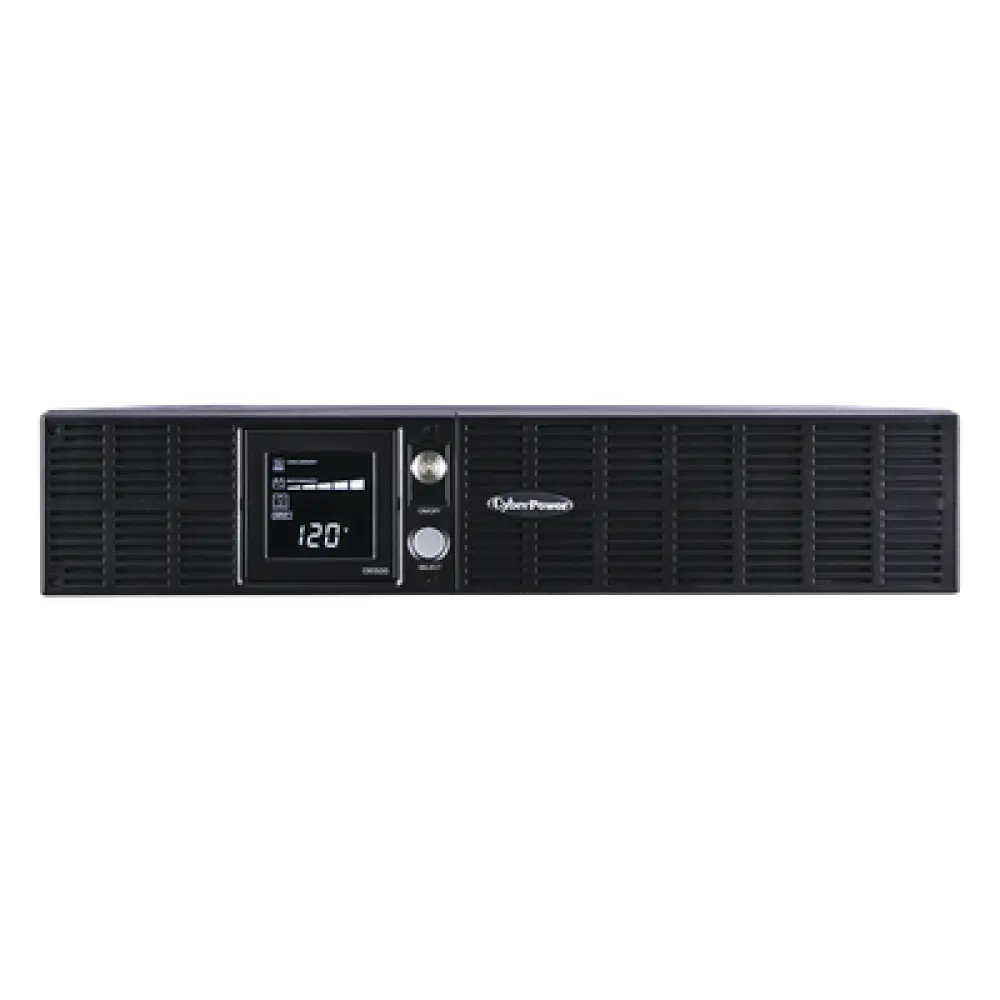 UPS Línea Interactiva / 1500 VA / 900 W / 8 Tomas NEMA 5-15R / Torre o Rack 2U / AVR Integrado / LCD Multifunción