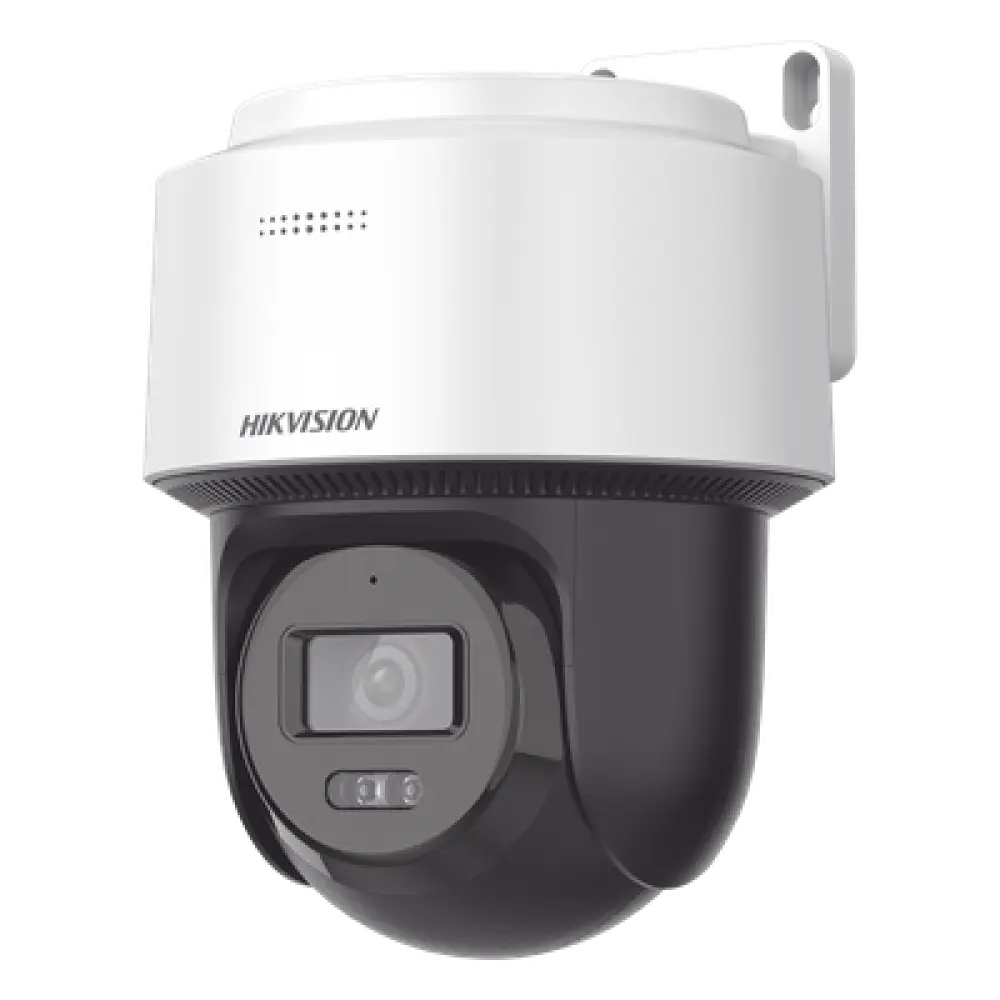 Cámara Domo PT IP / 4 Megapixel / Dual Light 30 m (98.4 ft) / Autoseguimiento Humanos / PoE+ / IP66 / Audio Bidireccional / MicroSD 512 GB