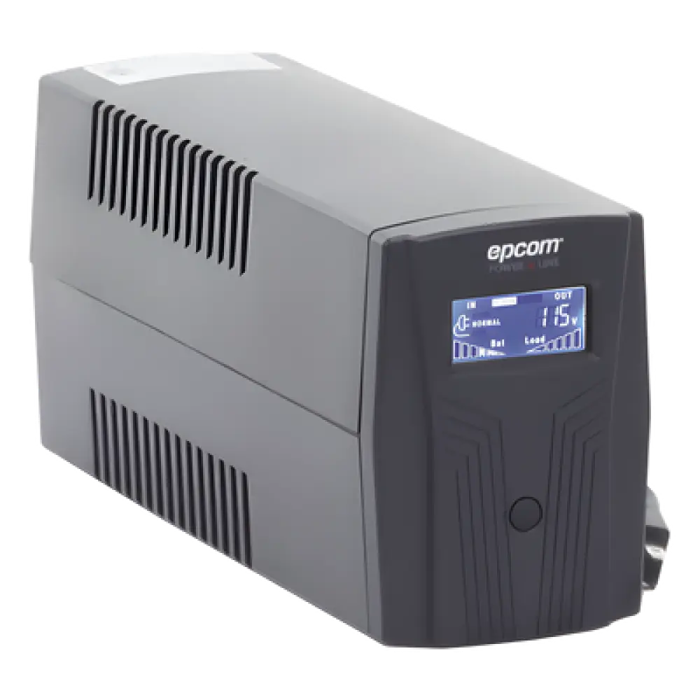 UPS Interactivo / 600 VA / 360 W / AVR Boost y Buck / 4 Salidas NEMA 5-15R / Pantalla LCD / 120 VCA