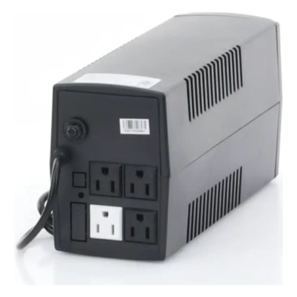 UPS Interactivo / 600 VA / 360 W / AVR Boost y Buck / 4 Salidas NEMA 5-15R / Pantalla LCD / 120 VCA