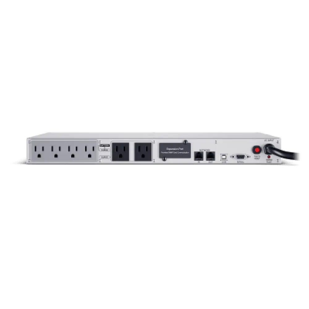 UPS Interactivo en Línea / 1000 VA / 600 W / Topología Línea Interactiva / Rack 1 UR / 6 Tomas NEMA 5-15R / AVR / LCD Multifunción