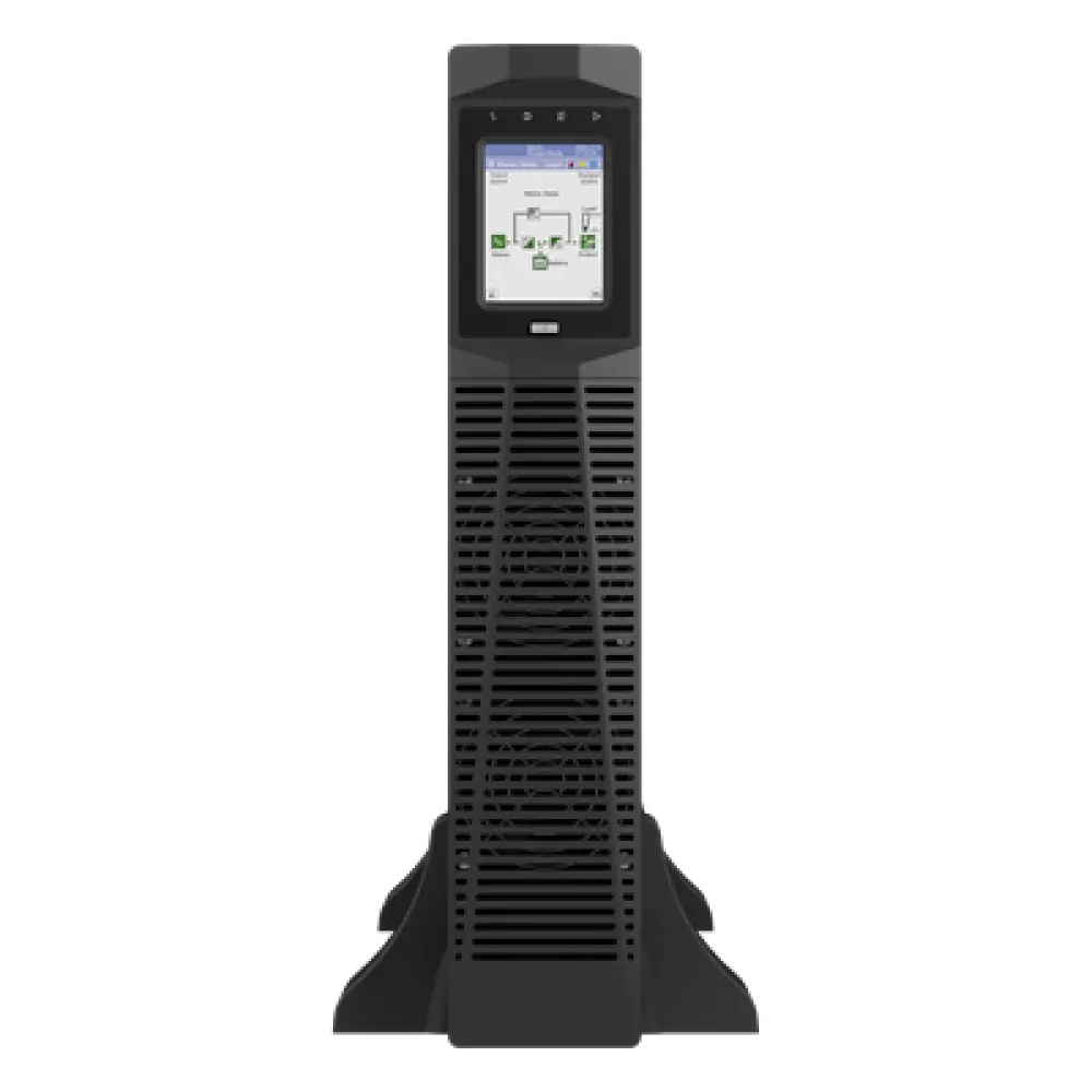 UPS On-Line Doble Conversión / 6 kVA / 5.4 kW / Rack-Torre 2U / Entrada-Salida 220 VCA Fase Única / Eficiencia hasta 98% Modo Eco