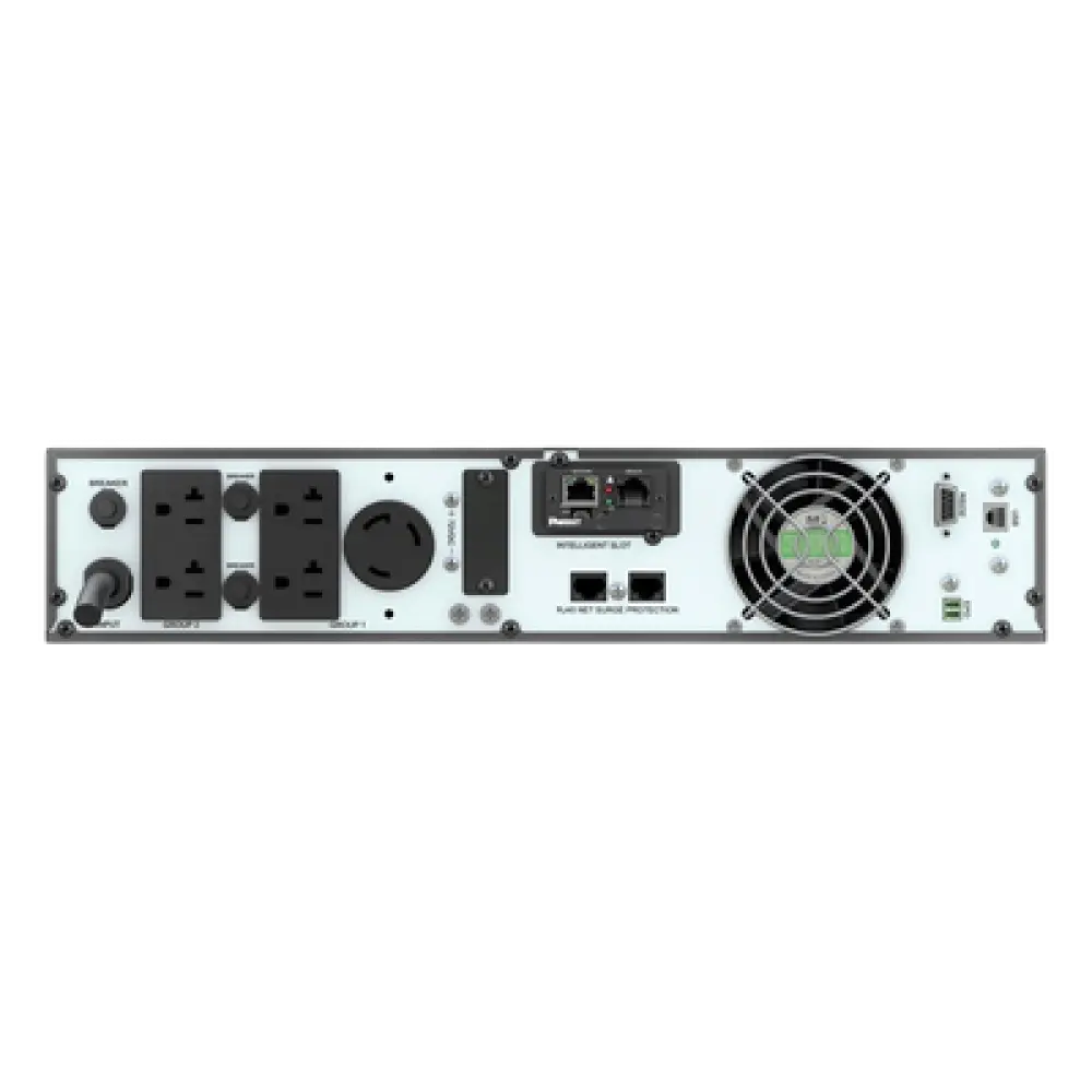 UPS Online Doble Conversión / 3000 VA / 3000 W / Factor de Potencia 1.0 / 120 Vca / 2 UR / 5 Tomas NEMA / Tarjeta de Red Incluida