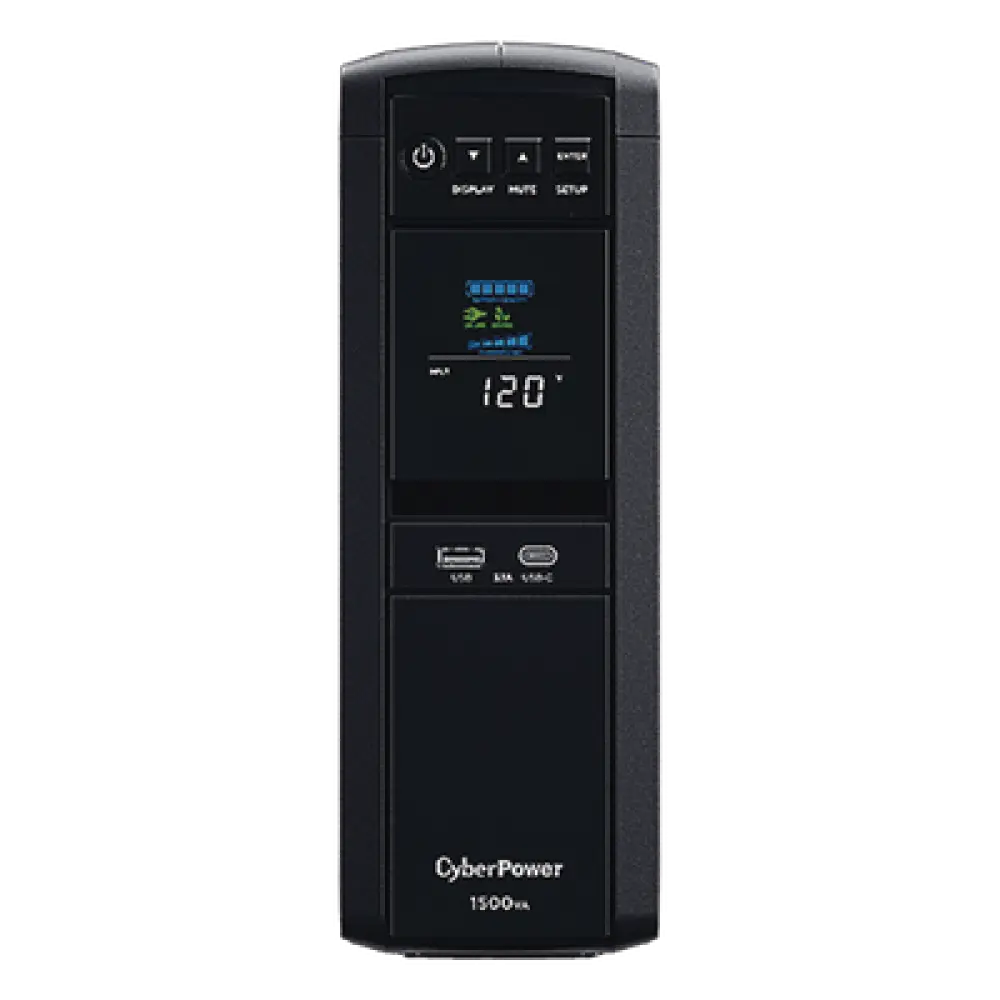 UPS de Torre / 1500 VA / 900 W / Onda Senoidal Pura / Línea Interactiva / 10 Tomas NEMA 5-15R / AVR / Supresión 1030 J