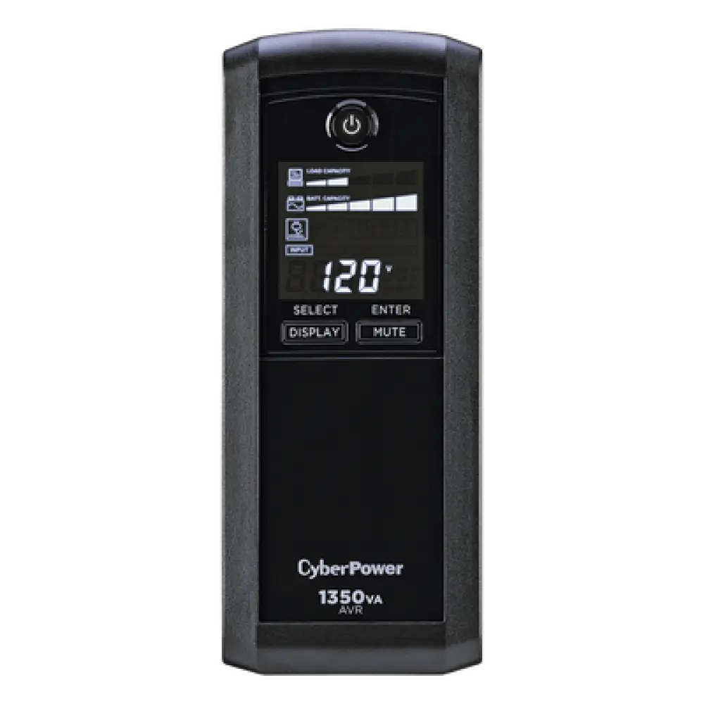 UPS Línea Interactiva / 1350 VA / 815 W / 10 Tomas NEMA 5-15R / LCD Multifunción / AVR / Supresión 1500 J