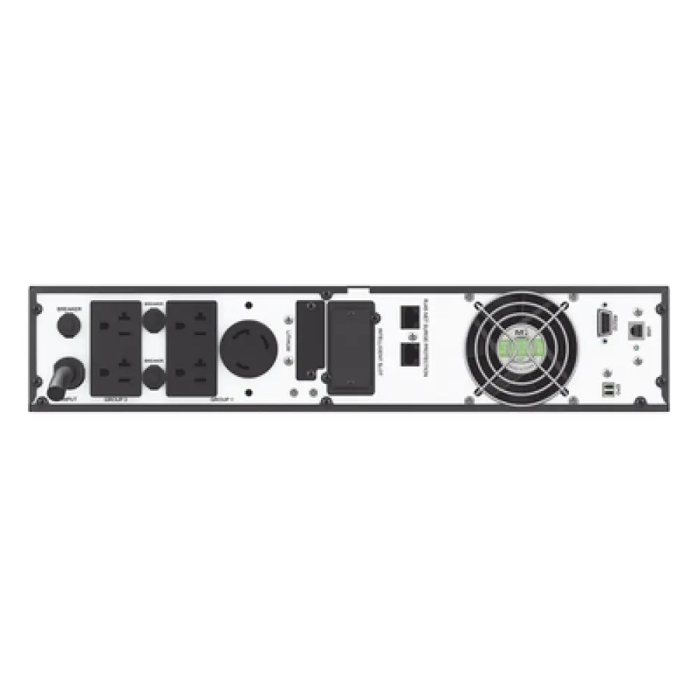 UPS Rack / 3000 VA / 2700 W / Línea Interactiva / Onda Senoidal Pura / LiFePO4 / 2 UR / 5 Tomas NEMA