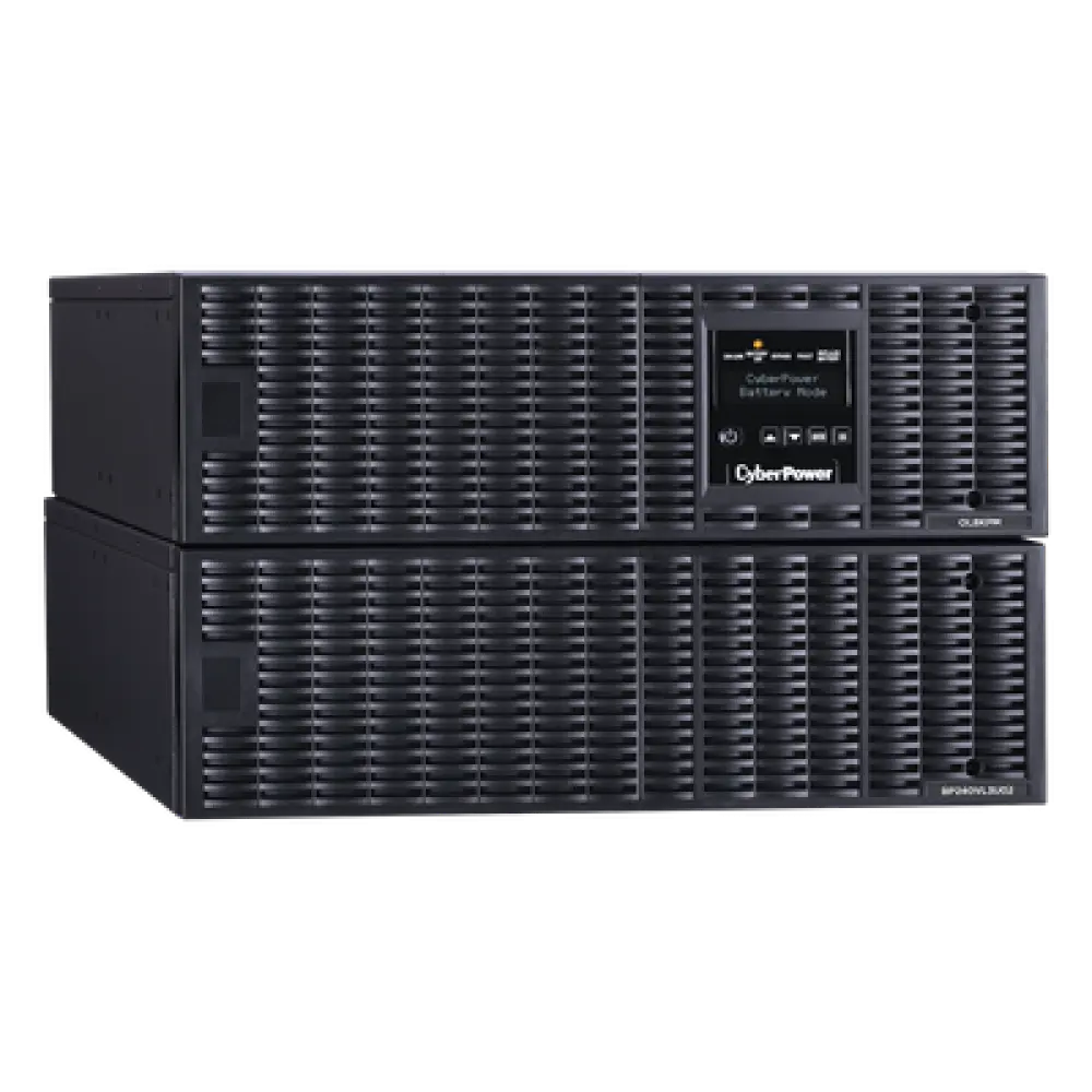 UPS Online Doble Conversión / 8000 VA / 8000 W / Salida 200-240 VAC / Onda Senoidal Pura / Rack 6U o Torre / Terminales Hardwired / 3 Tomas NEMA L6-30R