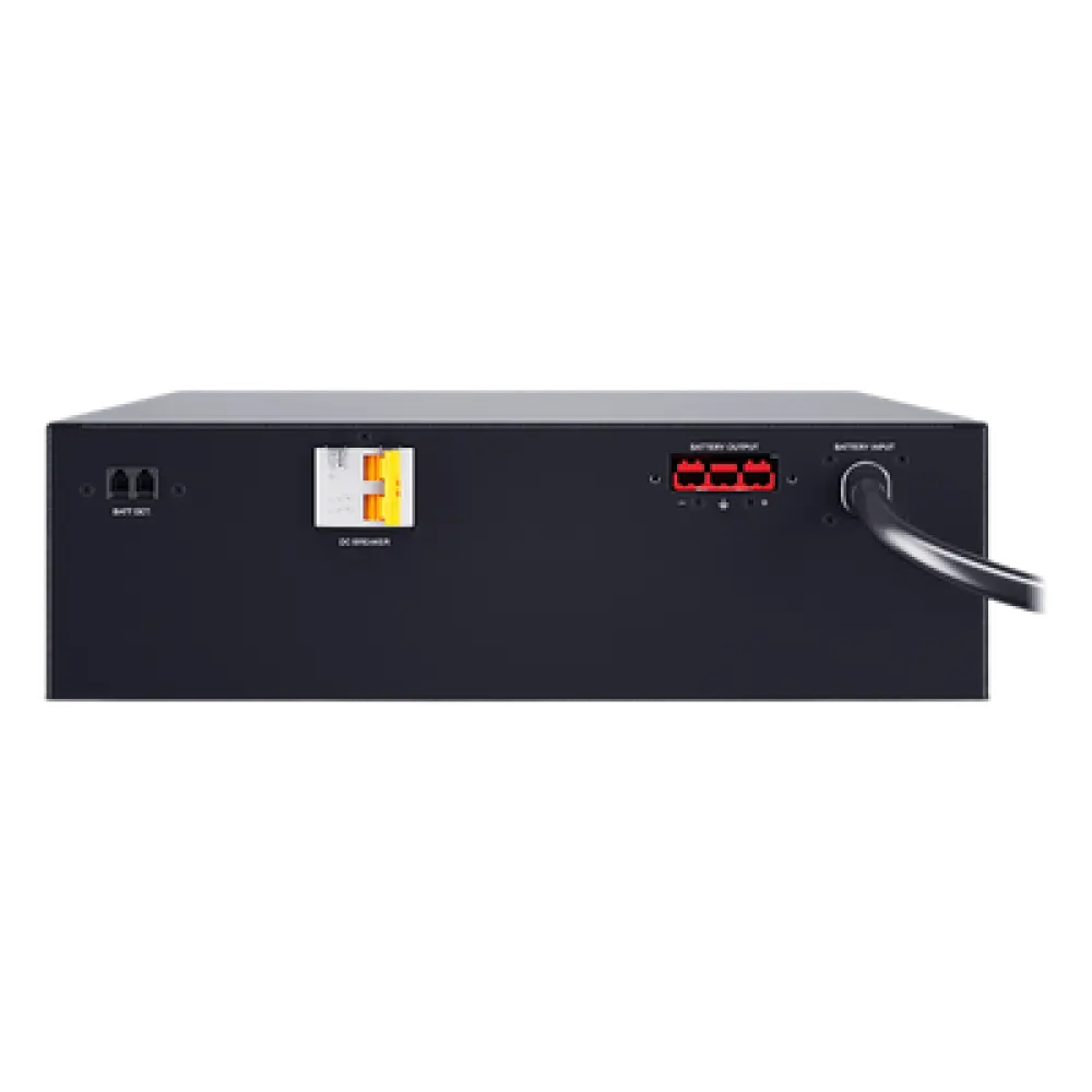 Módulo de Baterías Externas / 240 VCC / 75 A / 20 Baterías 12 VCC 9.0 Ah / Rack 3U / 433 x 127.8 x 660 mm