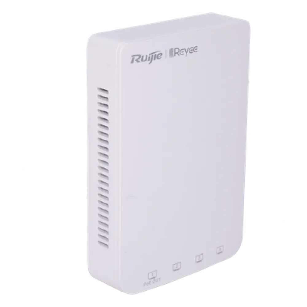Punto de Acceso Wall Plate / Wi-Fi 5 / 1267 Mbps / MU-MIMO 2x2 / 5 Puertos Gigabit / PoE Out / Mesh / Beamforming