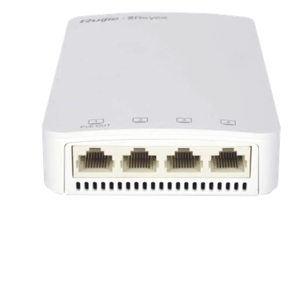 Punto de Acceso Wall Plate / Wi-Fi 5 / 1267 Mbps / MU-MIMO 2x2 / 5 Puertos Gigabit / PoE Out / Mesh / Beamforming