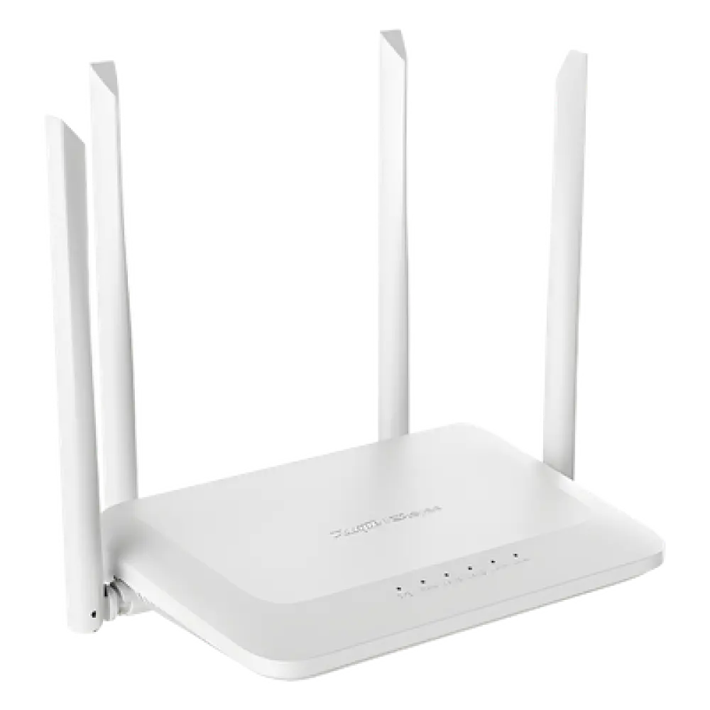 Router Wi-Fi 5 / Dual Band 1,200 Mbps / 4 Antenas 5 dBi / 96 Usuarios / Cobertura 30 m (98.4 ft) / Mesh