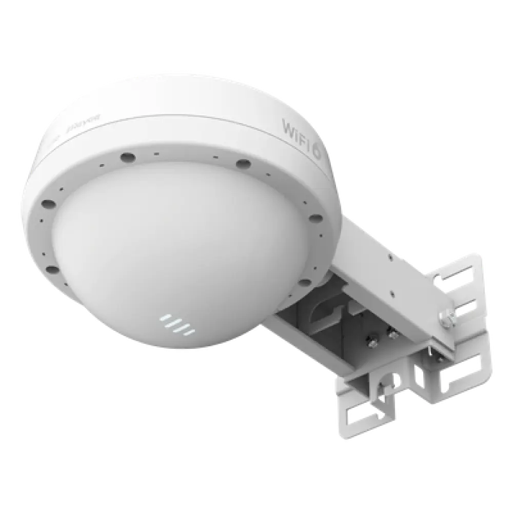 Punto de Acceso Mesh Wi-Fi 6 Exterior / IP68 / Omnidireccional / PoE In + SFP Uplink Gigabit / MU-MIMO 2x2 / 512 Clientes / 2400 Mbps en 5 GHz