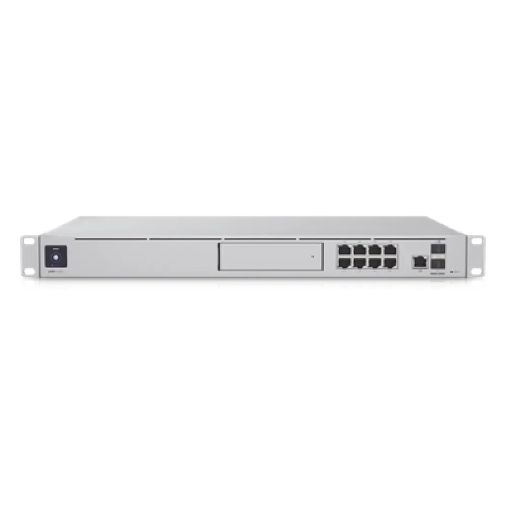 Gateway Cloud 10G / Rack 1U / Dual WAN 10G SFP+ y 2.5G RJ45 / Switch PoE 8 Puertos / PoE+ 180W / IDS/IPS 3.5 Gbps / SSD 128 GB / Pantalla Táctil 1.3'