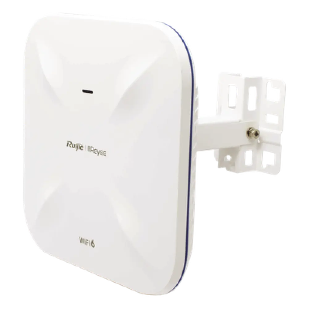 Punto de Acceso Mesh Wi-Fi 6 / 2.4 GHz 574 Mbps / 5 GHz 1200 Mbps / PoE Gigabit / SFP Óptico / 4 dBi y 6 dBi / Exterior 360°
