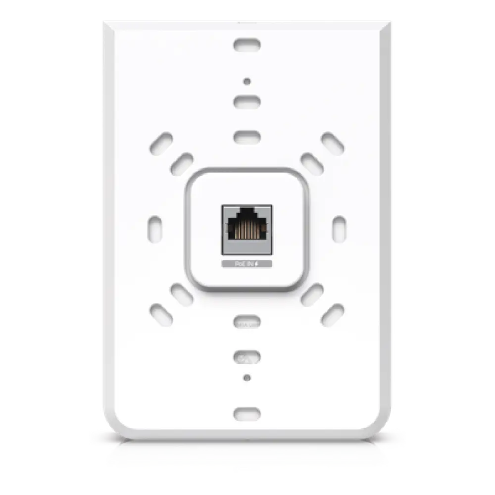 Access Point / WiFi 6 / 2.4 y 5 GHz / 5.3 Gbps / 4 Puertos GbE RJ45 / PoE In+Out / Montaje en Pared