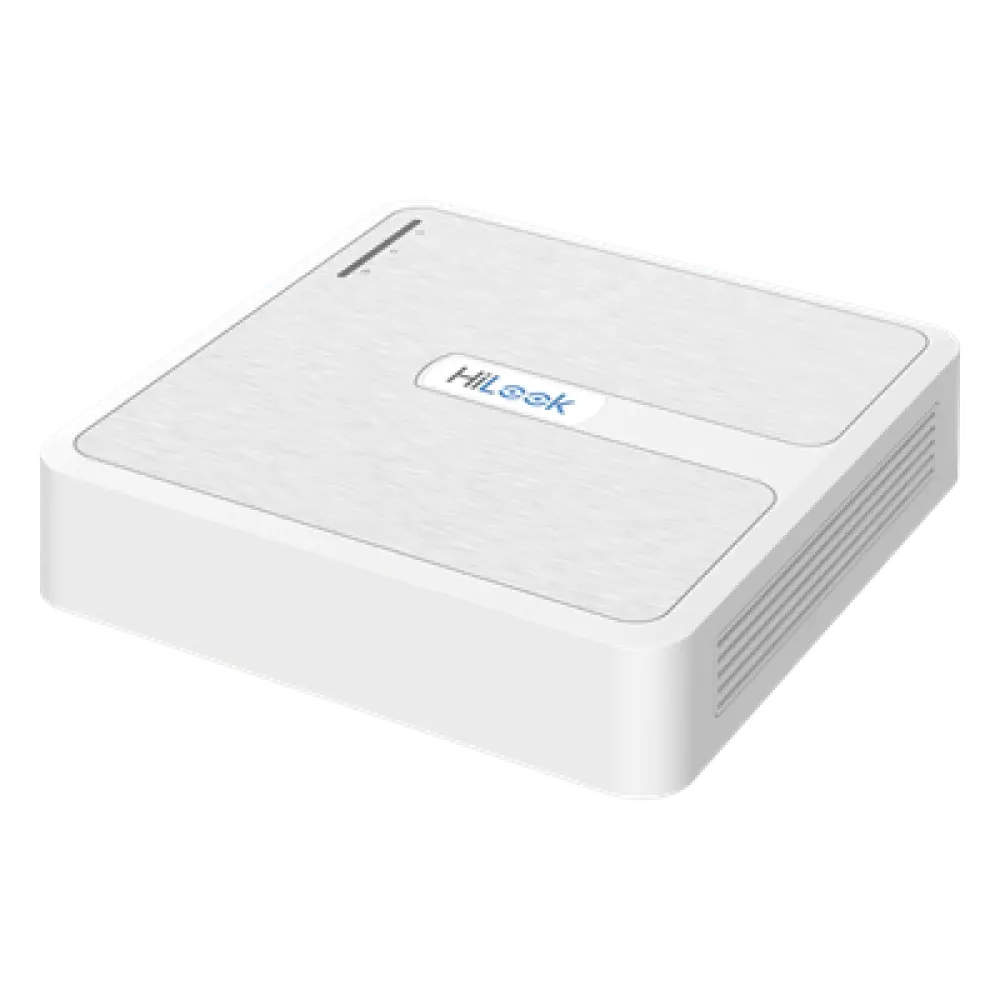 NVR IP / 4 Canales / 4 Puertos PoE+ / 40 Mbps Entrada / H.265+ / Full HD 1080p / 1 Bahía HDD 6 TB