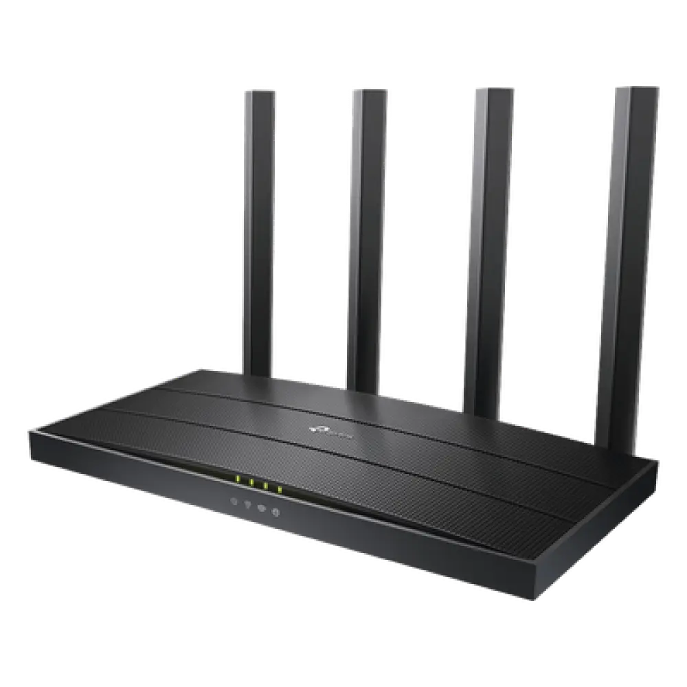 Router WiFi 6 / AX1500 / 4 Flujos / 4 Antenas Externas / 1 WAN Gigabit + 3 LAN Gigabit / OFDMA / Beamforming / WPA3 / EasyMesh