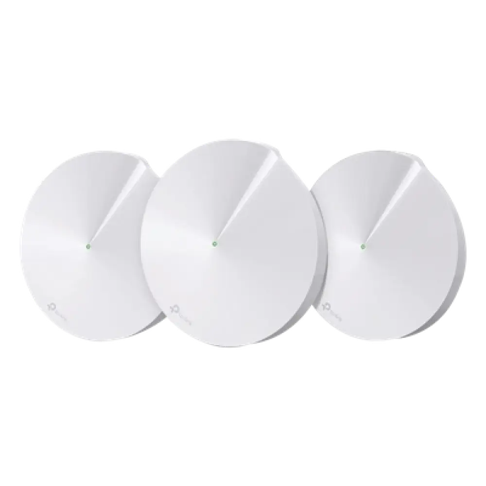 Kit Mesh Wi-Fi 5 / AC1300 Mbps / 2 Puertos Gigabit WAN/LAN / 4 Antenas Internas MU-MIMO / App Deco iOS/Android / HomeCare