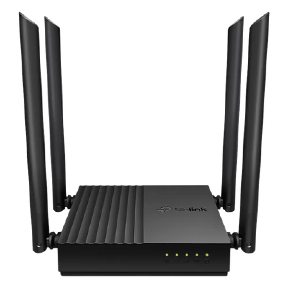 Router Inalámbrico / AC1200 / Doble Banda / MU-MIMO 2x2 / 4 Puertos LAN Gigabit / EasyMesh / Beamforming