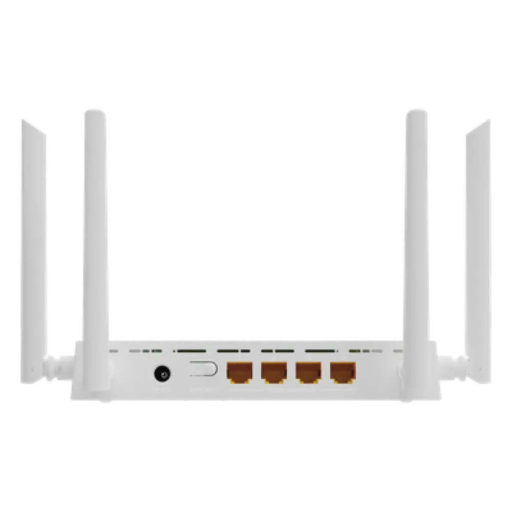 Router Wi-Fi 6 / AX3000 Dual Band / 4 Puertos Gigabit / MESH / Diseño Compacto / -30 a 60°C