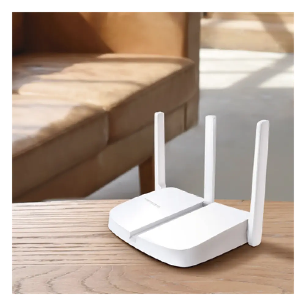 Router Inalámbrico N / Wi-Fi 2.4 GHz 300 Mbps / 4 Modos de Operación / 3 Antenas 5 dBi / 1 WAN + 3 LAN 10/100 Mbps / IPv6 e IPTV
