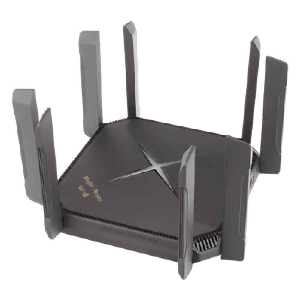 Router Wi-Fi 6 / 5,951 Mbps / Dual Banda 4x4 / 2.5G WAN + 5 Puertos Gigabit / Mesh OFDMA / 8 Antenas / 90 m (295.3 ft) Cobertura