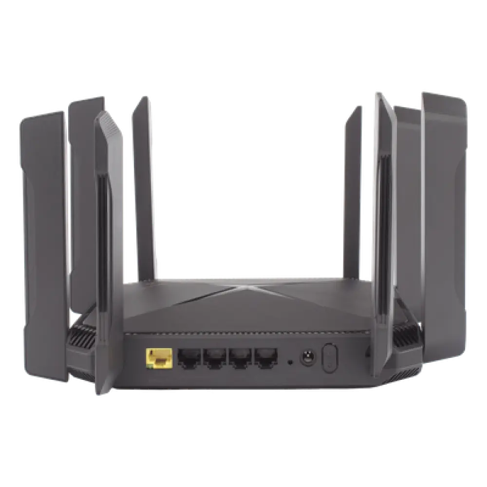 Router Wi-Fi 6 / 5,951 Mbps / Dual Banda 4x4 / 2.5G WAN + 5 Puertos Gigabit / Mesh OFDMA / 8 Antenas / 90 m (295.3 ft) Cobertura