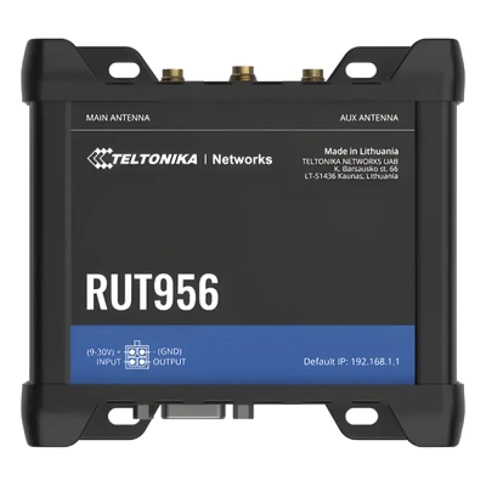 Router Industrial LTE / 150 Mbps Cat 4 / 4 Puertos Ethernet 10/100 / RS232 RS485 / WiFi / Doble SIM / GNSS / IP30 / Riel DIN