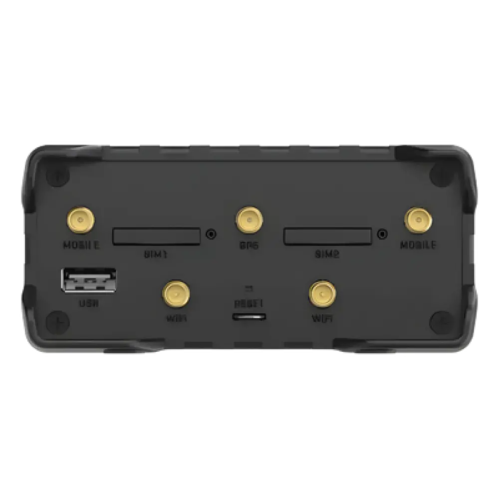 Router Industrial LTE / 150 Mbps Cat 4 / 4 Puertos Ethernet 10/100 / RS232 RS485 / WiFi / Doble SIM / GNSS / IP30 / Riel DIN