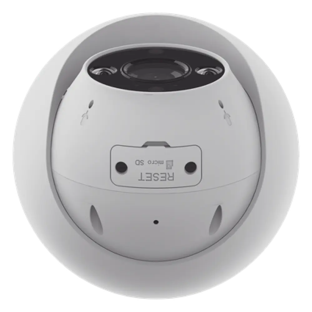 Cámara Domo IP / 3 Megapixel (2K) / Wi-Fi / Visión Nocturna Color 30 m (98.4 ft) / Detección Humana y Vehículo / IP67 / Audio Bidireccional / Ranura Micro SD 512 GB