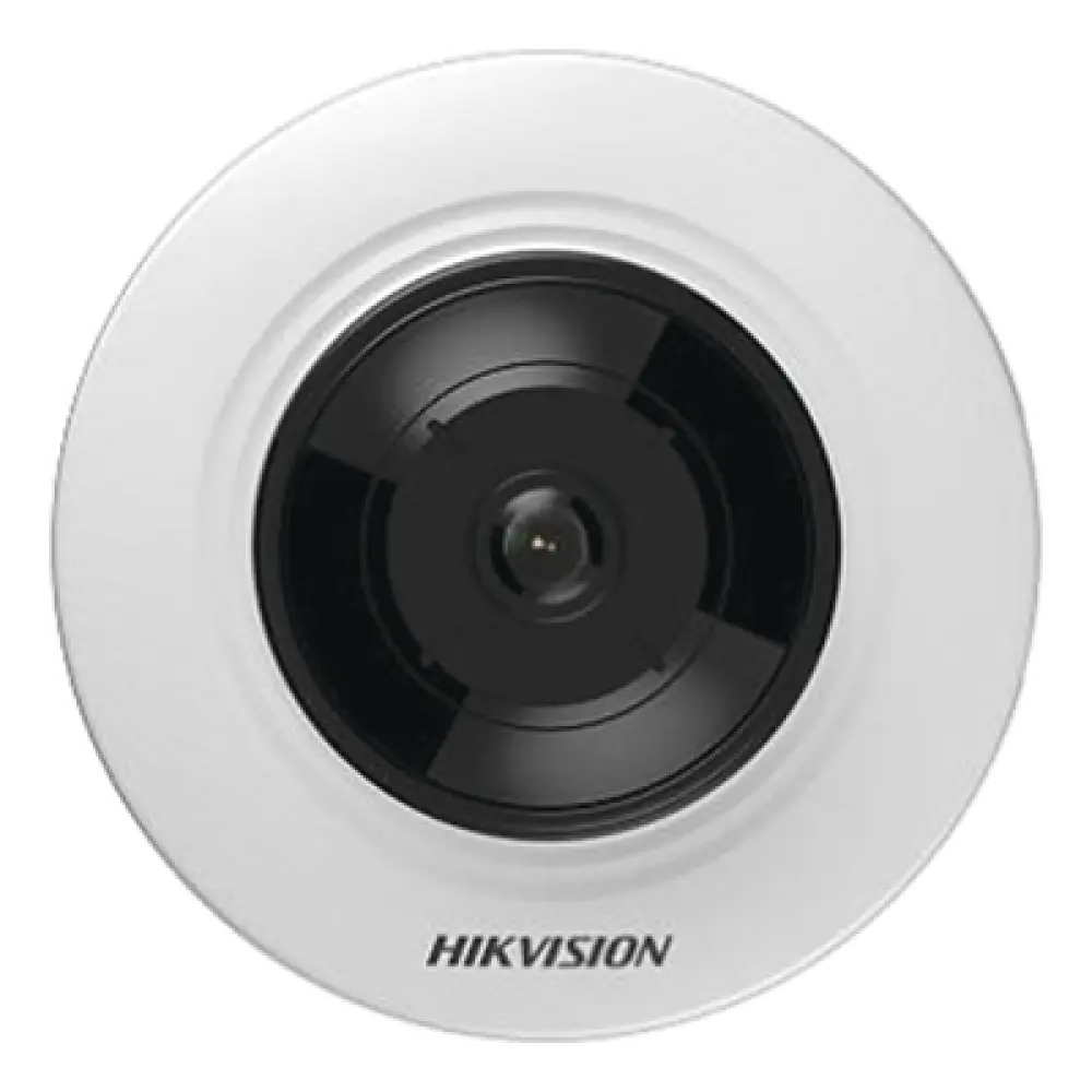 Mini Cámara Fisheye IP / 5 Megapixel / Panorámica 180°-360° / IR 8 m (26.2 ft) / Audio Integrado / PoE / Alarmas I/O