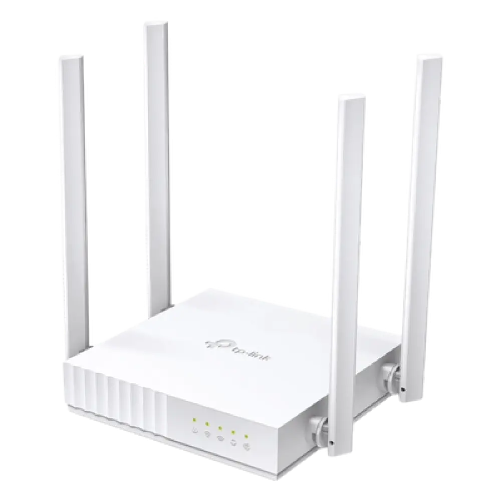Router Inalámbrico / Wi-Fi AC750 / Dual Band 2.4 y 5 GHz / 733 Mbps / 4 Antenas Externas / 3 Modos Operación / 5 Puertos 10/100 Mbps / Montaje Techo o Pared