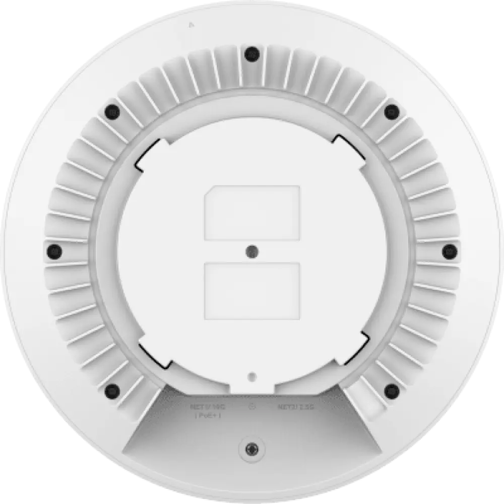 Punto de Acceso Wi-Fi 7 Empresarial / BE21000 / Throughput 21 Gbps Inalámbrico / MU-MIMO 4x4:4 (5GHz y 6GHz) / 768 Clientes Simultáneos / Puerto 10G PoE++ y 2.5G / Cobertura 175 m (574.1 ft) / BLE 5.3