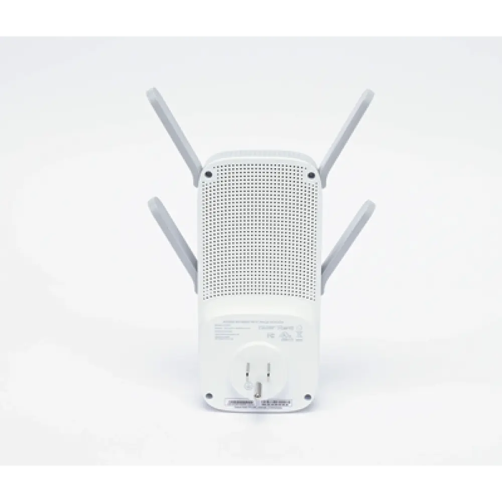 Extensor WiFi AC / 2600 Mbps / Doble banda 2.4 GHz y 5 GHz / Puerto Gigabit / 4 antenas externas
