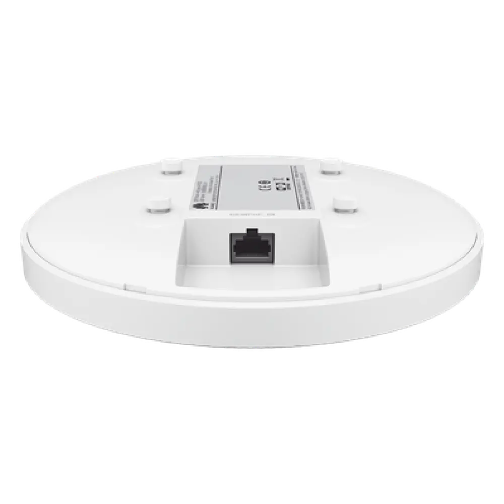 Punto de Acceso Wi-Fi 6 / 2.975 Gbps / MU-MIMO 2x2 / Smart Antenna +20% Cobertura / 128 Clientes / Puerto Gigabit / Techo o Pared