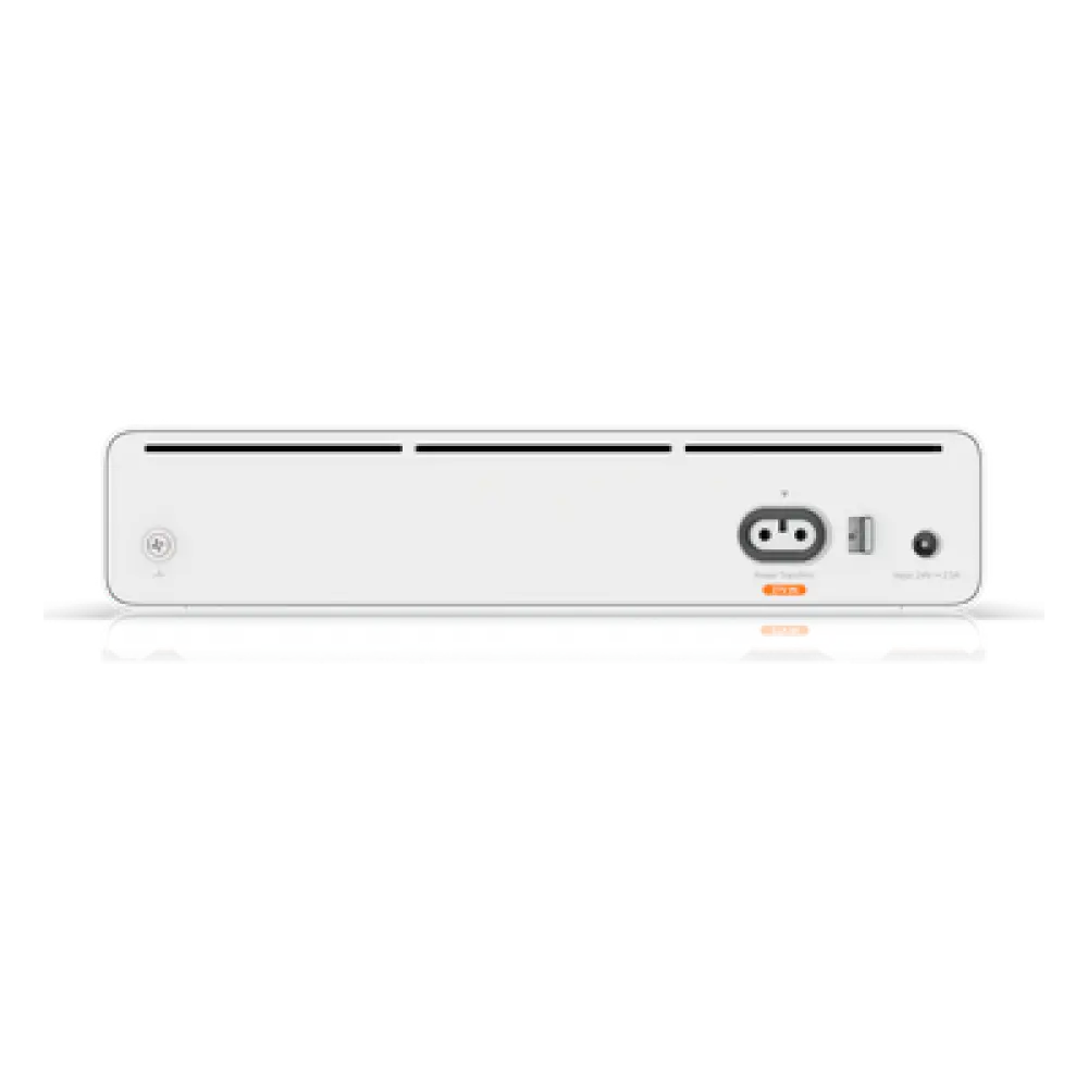 Consola Gateway-Switch / 8 Puertos LAN GbE RJ45 / 2 Puertos SFP+ 10G / Router WAN 1GbE / Rendimiento 8,500 Mbps / SSD 128 GB / Montaje Rack 1U