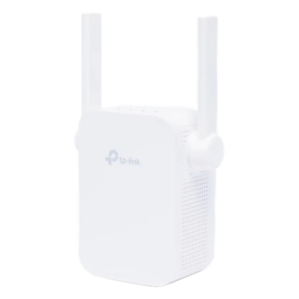 Extensor de Cobertura WiFi / Doble Banda 2.4 y 5 GHz / 750 Mbps / 2 Antenas Externas / Puerto Ethernet 10/100 Mbps / 2.56 x 2.56 x 2.56 pies