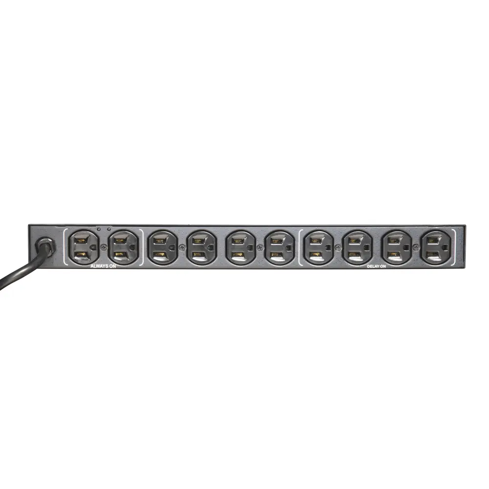PDU para Distribución de Energía, Montaje en Rack, 11 salidas, Instalación Horizontal, de 19in, 1U, 15 Amp, 120 Vca, Con Indicador Led Y Display