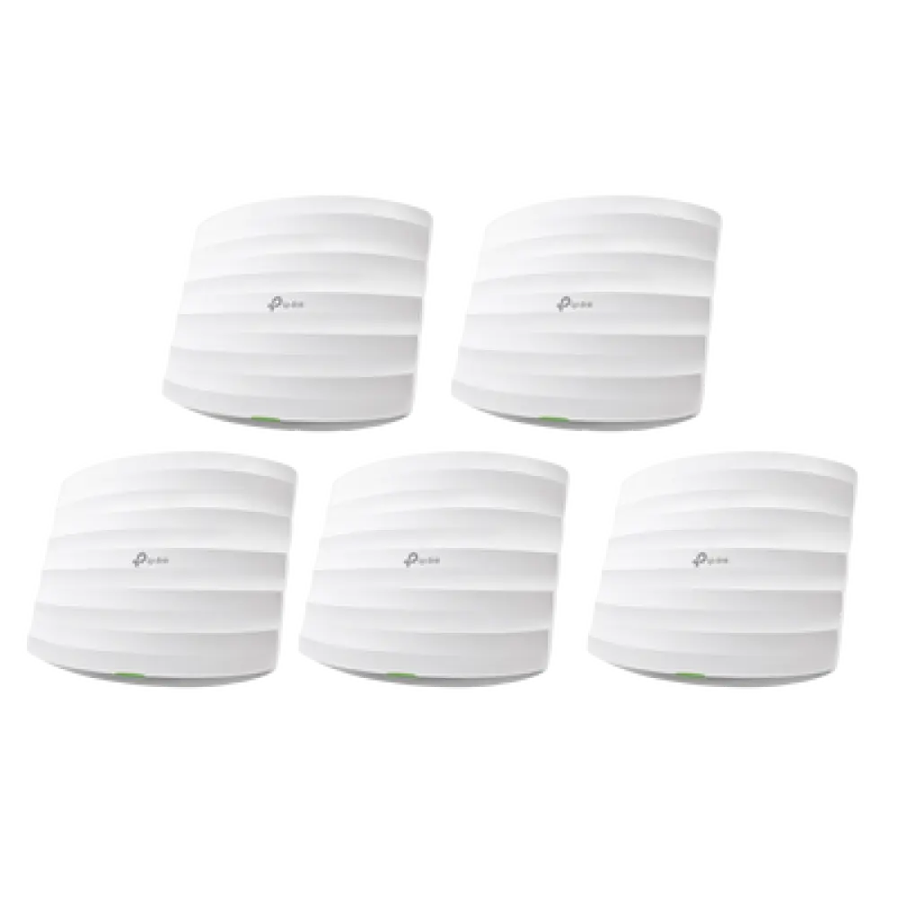 Kit de 5 Access Points / Doble Banda AC / 1350 Mbps / MU-MIMO / PoE 802.3af y Pasivo / 100 Clientes / 4 Antenas Internas